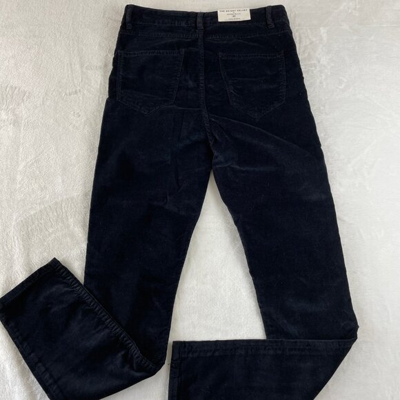 Zara Woman NWT "The Skinny Velvet" Jeans, Premium Denim Collection, Black, S 40 - Picture 6 of 10